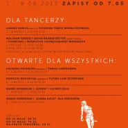 Gdański Festiwal Tańca 2013: warsztaty