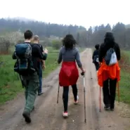 Nauka chodu z kijami nordic walking