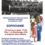 Sopocianie 1945 - 1948 - spotkanie z pracownikiem Muzeum Sopotu
