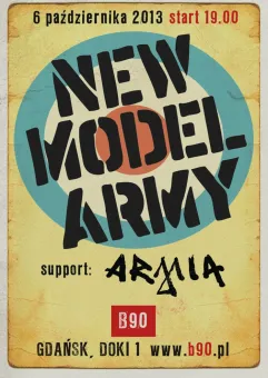 New Model Army / support: Armia