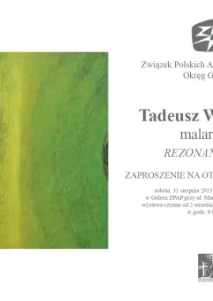 Tadeusz Wieczorek - Rezonanse 2013: wernisaż