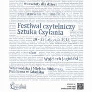 Festiwal Czytelniczy - Sztuka Czytania