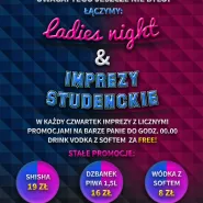 Imprezy studenckie + ladies night