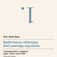 Gdańskie Wykłady Solidarności - Prof. Ulrich Beck