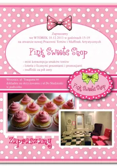 Pink Sweets Shop - Otwarcie!