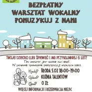 Bezpłatne warsztaty wokalne dla dzieci Pomuzykuj z nami