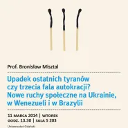 Gdańskie Wykłady Solidarności - Prof. Bronisław Misztal
