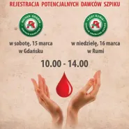 Zbiórka krwi i rejestracja dawców szpiku kostnego