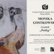 Monika Gostkowska "Poślizg" - rysunek