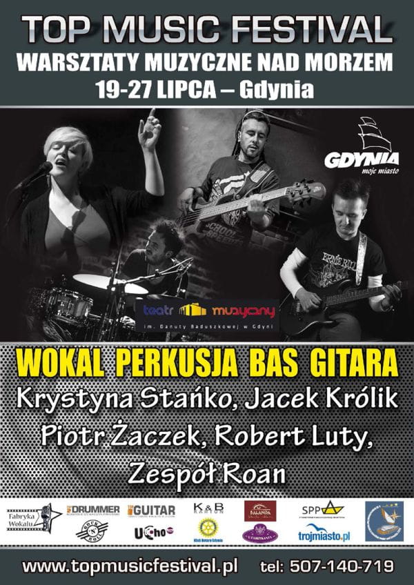 Top Music Festival 19-27 lipca Gdynia Gdynia Sprawdź!