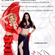 Warsztaty tańca brzucha z Badriyah (cz) i Camilą (pl)