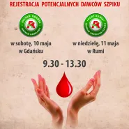 Zbiórka krwi i rejestracja dawców szpiku