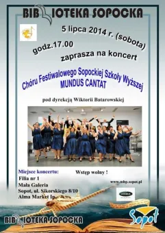 Letni koncert Festiwalowego Chóru Sopockiej Szkoły Wyższej Mundus Cantat