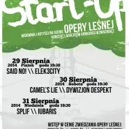 Start Up - widownia i artyści na scenie Opery Leśnej