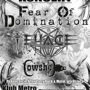 Fear of Domination, Tehace, Cowshed + After Party Rock & Metal