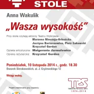 Anna Wakulik w Teatrze przy Stole