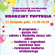 Urodziny Tuptusia w Akademii Zabawy Tuptuś - imprezy dla dzieci
