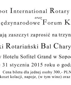 Wielki Rotariański Bal Charytatywny