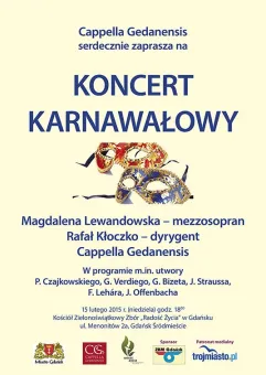 Cappella Gedanensis - Koncert karnawałowy
