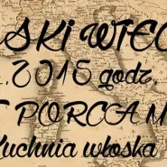Wieczór  z piosenką i kuchnią włoską