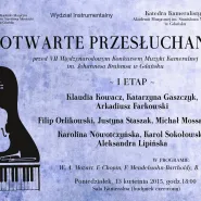 Otwarte Przesłuchania przed VII Międzynarodowym Konkursem Muzyki Kameralnej im. Johannesa Brahmsa