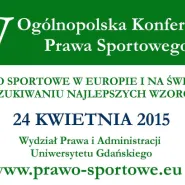 IV Ogólnopolska Konferencja Prawa Sportowego