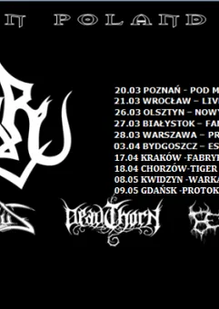 Betrayer + support / Infernum In Poland Tour 2015