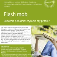 Czytelniczy flash mob - Sobotnie południe: czytanie czy pranie?