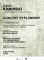 Koncert dyplomowy Dawida Kamińskiego (kompozycja)