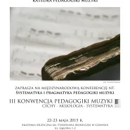 III Konwencja Pedagogiki Muzyki