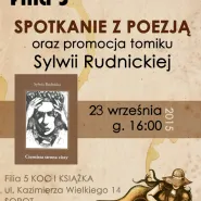Spotkanie poetyckie z Sylwią Rudnicką
