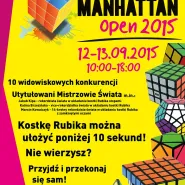 Manhattan Open 2015 - turniej w układaniu kostki Rubika