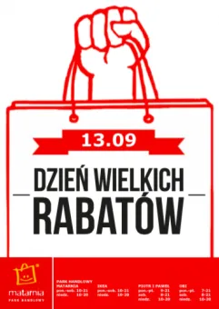 Dzień Wielkich Rabatów w Parku Handlowym Matarnia