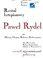 Koncert Towarzystwa Chopinowskiego - Paweł Rydel