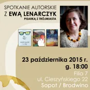 Spotkanie z Ewą Lenarczyk - pisarką z Trójmiasta