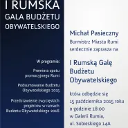 I Rumska Gala Budżetu Obywatelskiego