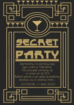 Secret place Party...back to 20's