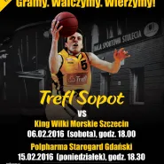 Koszykówka: TREFL Sopot - King Wilki Morskie Szczecin
