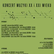 Koncert Muzyka XX i XXI wieku