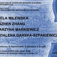 XXXVIII koncert z cyklu Katedra Instrumentów Smyczkowych zaprasza