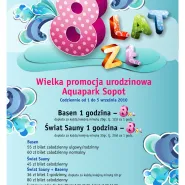 Wielka promocja urodzinowa Aquapark Sopot