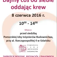 Dajmy coś od siebie oddając krew