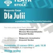 Dla Julii Margarety Garpe w Teatrze przy Stole