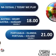 Mecze Euro w Integracji - autoryzowany punkt transmitujące mecze
