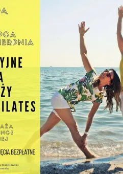 Wakacyjna Joga i Pilates na plaży w Gdyni