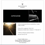 Pokaz Maserati Levante w Zatoce Sztuki