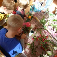 Jesienne bukiety - warsztaty florystyczne z elementami decoupage dla dzieci!