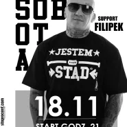 Sobota - koncert ze złotą płytą / Support: Filipek