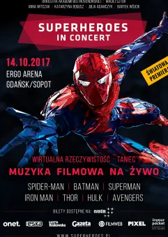 Superheroes in concert 