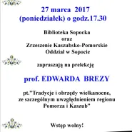 Prelekcja prof .Edwarda Brezy